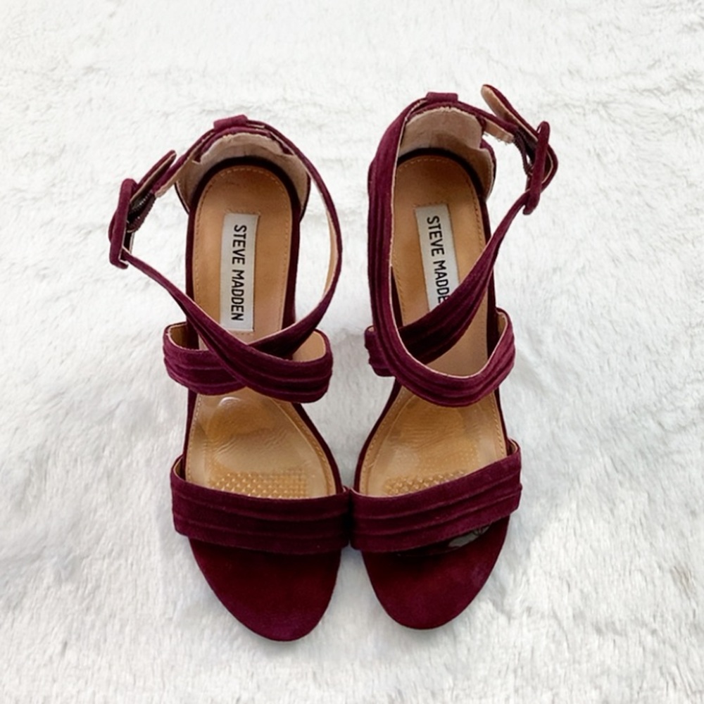 Steve Madden Cradle Suede Block Heels - image 2